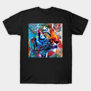 Tiger Colorful Portrait T-Shirt
